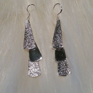 Sterling Silver 925 Drop Earrings NWOT